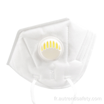 Masque facial non tissé jetable de bonne qualité KN95 5ply avec la valve